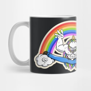 Unicorn, facial split Mug